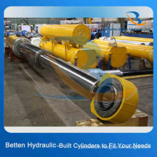 Cylindre télescopique hydraulique multi-étages pour camion à benne basculante / pelleteuse / remorque